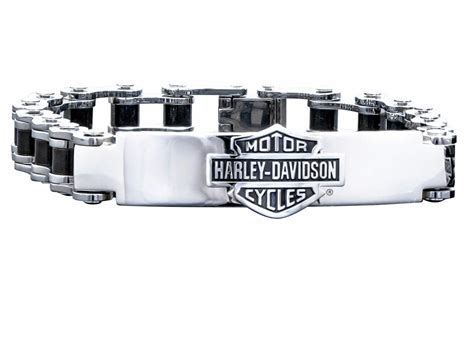 harley davidson motorcycle chain bracelet|More.